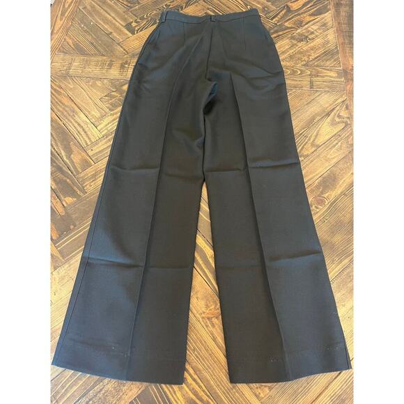 US Navy Women’s 13R Black Enlisted Service Uniform Dress Slacks Military Neutral - Picture 3 of 8